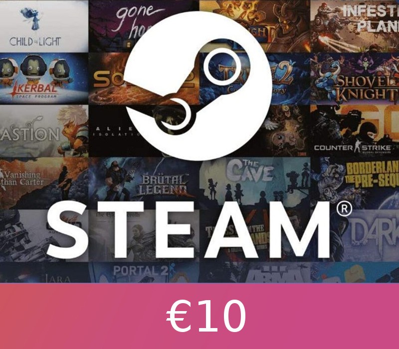 Steam Gift Card €10 Global Activation Code