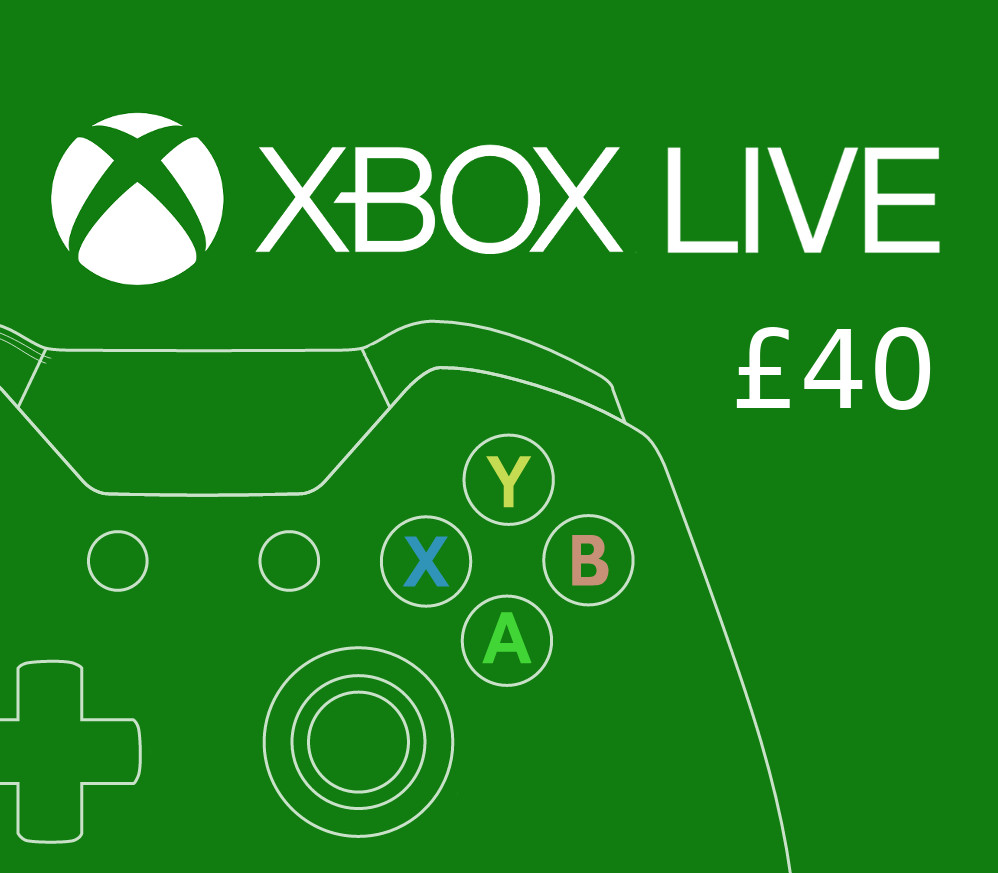 XBOX Live £40 Prepaid Card UK