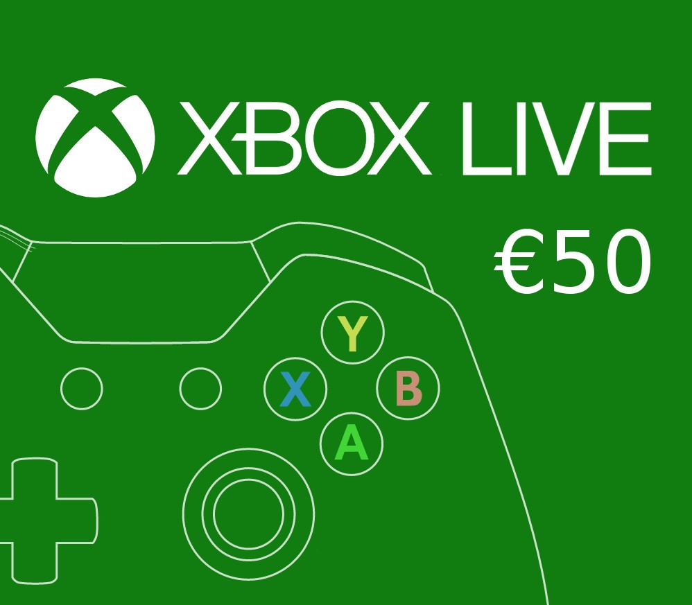 XBOX Live €50 Prepaid Card EU
