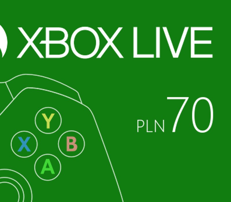XBOX Live 70 PLN Prepaid Card PL