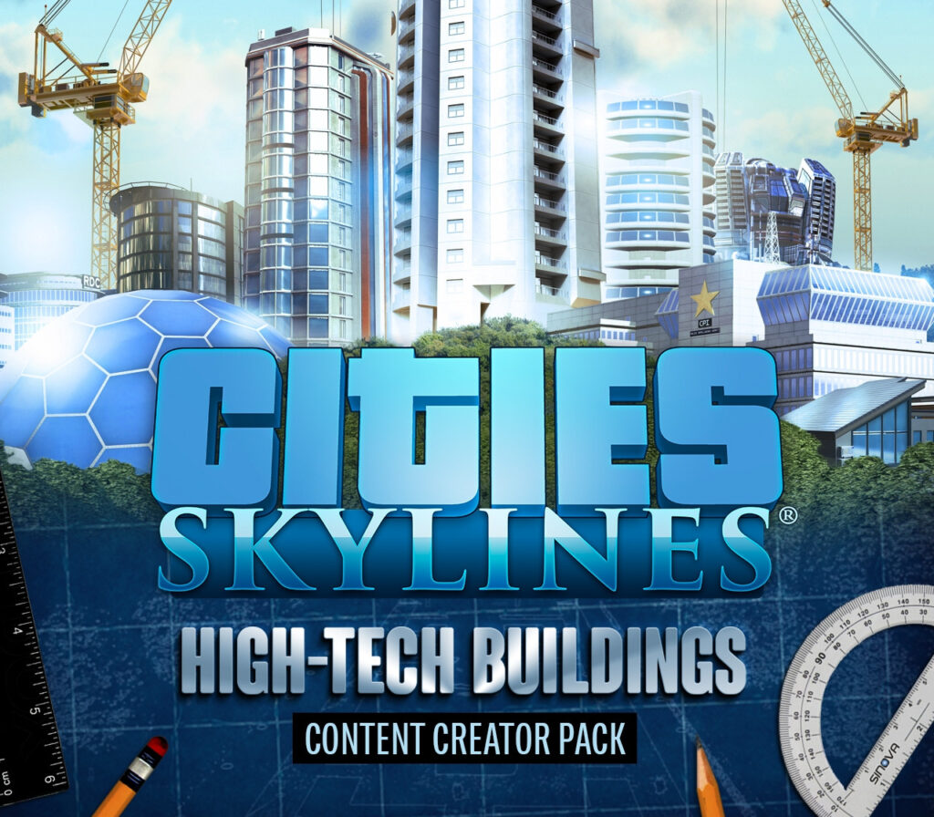 Cities: Skylines – Content Creator Pack: High-Tech Buildings DLC RU VPN Activated Steam CD Key
