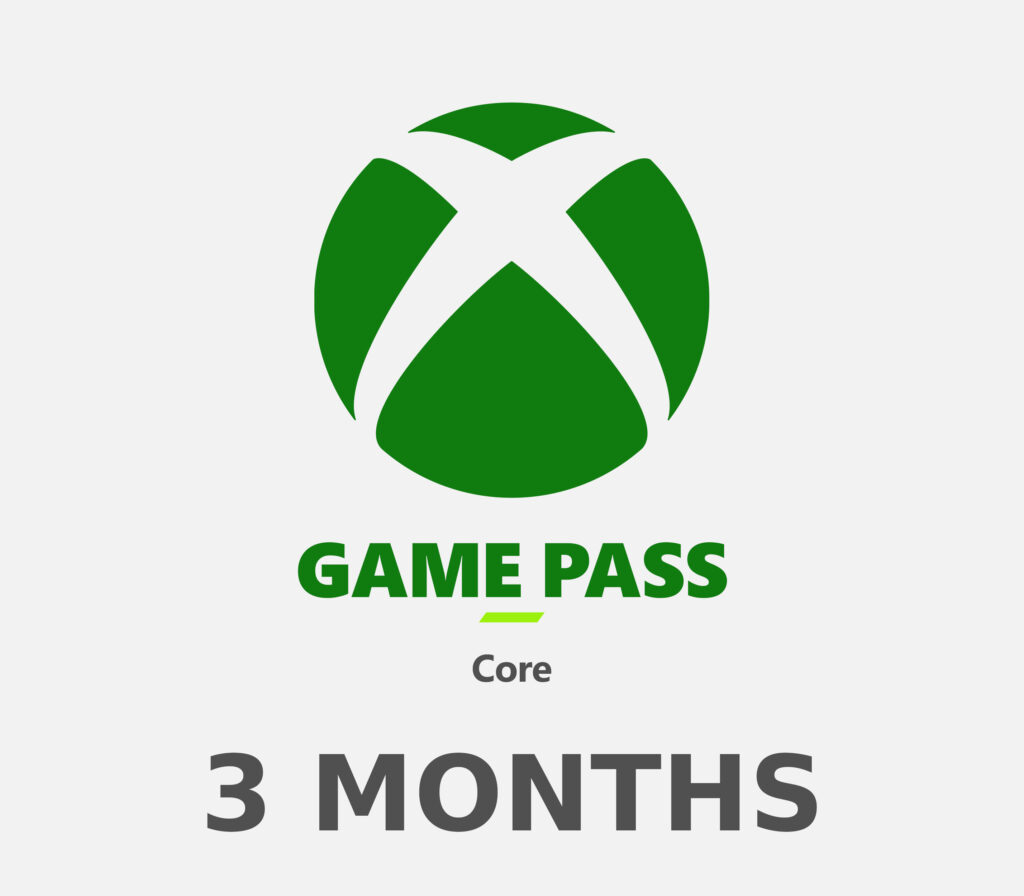 XBOX Game Pass Core 3 Months Subscription Card EU