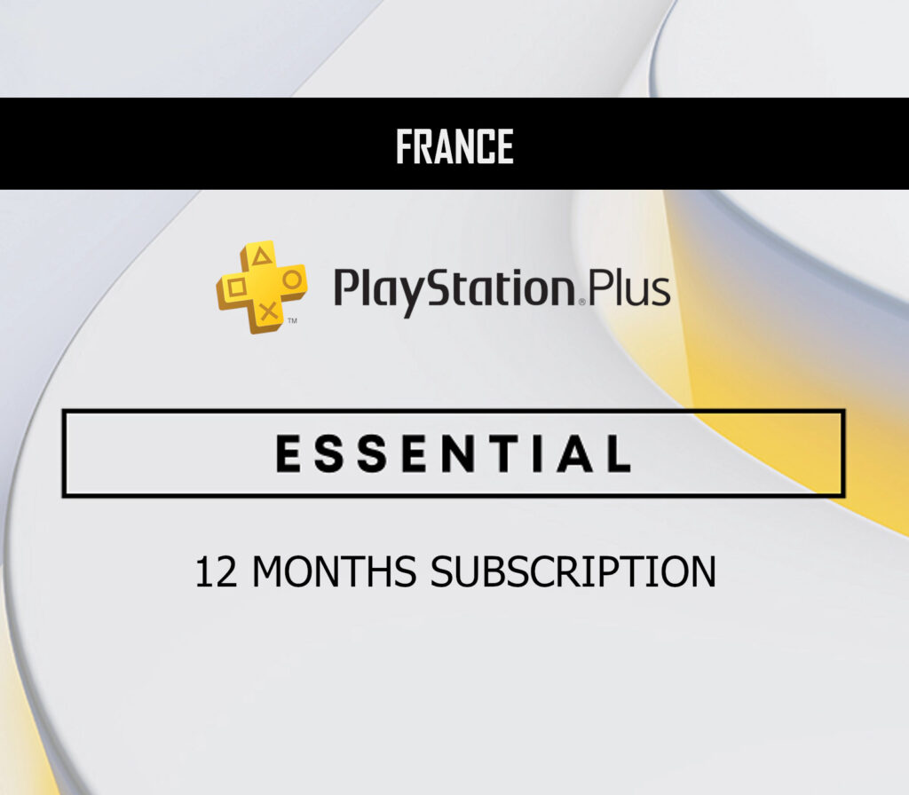 PlayStation Plus Essential 12 Months Subscription FR
